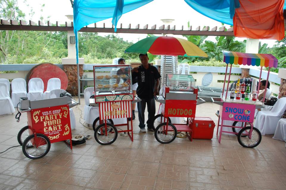 Food carts for birthday party at Avida Lipa City Batangas